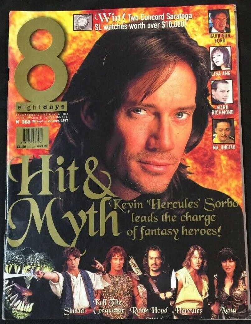 8 DAYS magazine side cover Issue 363 20 September 1997
