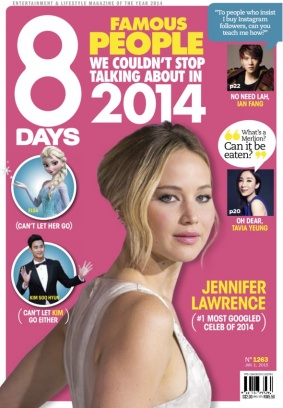 8 DAYS magazine side cover 1 January 2015