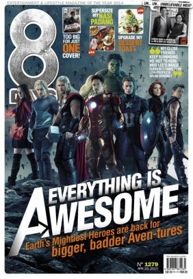 8 DAYS magazine side cover 23 April 2015