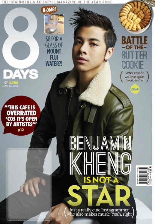 8 DAYS magazine side cover Issue 1308 12 November 2015
