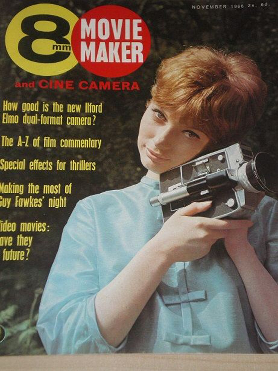 8mm MOVIE MAKER magazine side cover  November 1966