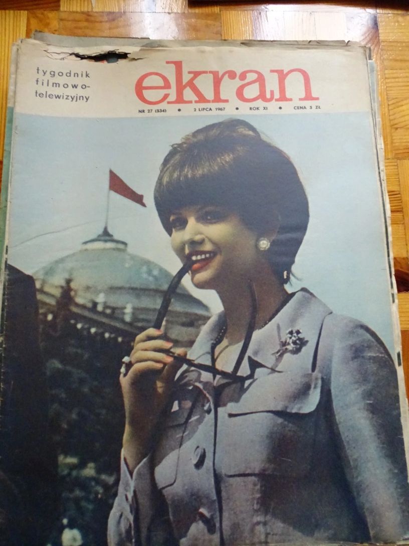 EKRAN (Po) magazine side cover Issue 534 2 July 1967