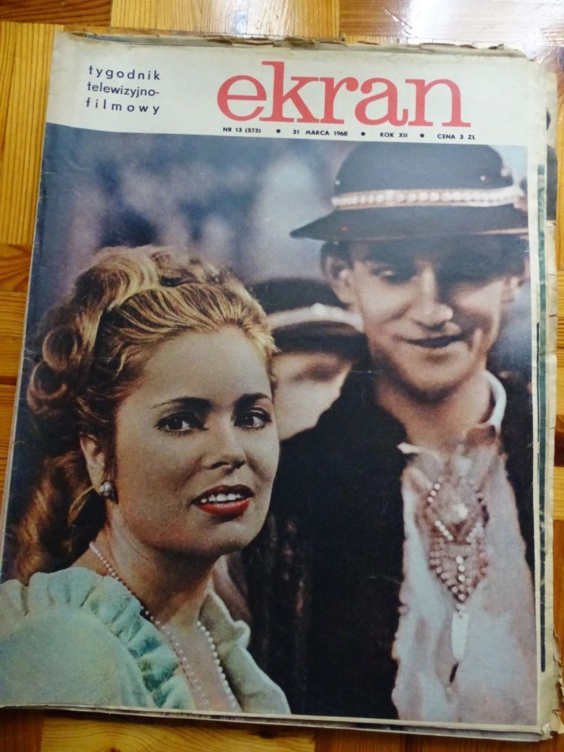 EKRAN (Po) magazine side cover Issue 573 31 March 1968