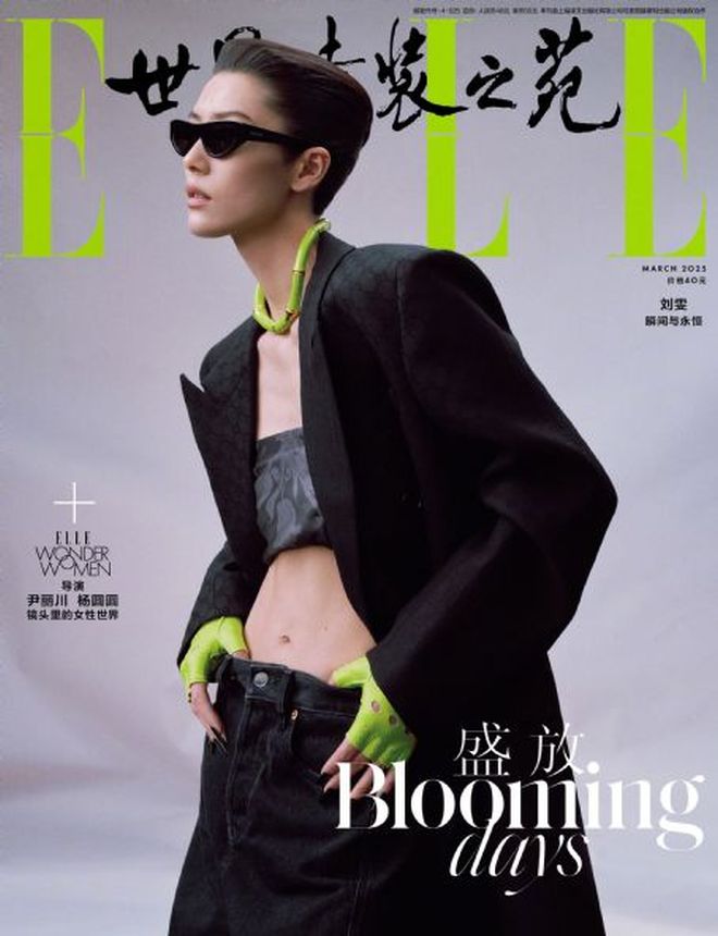 ELLE CHINA magazine cover  March 2025
