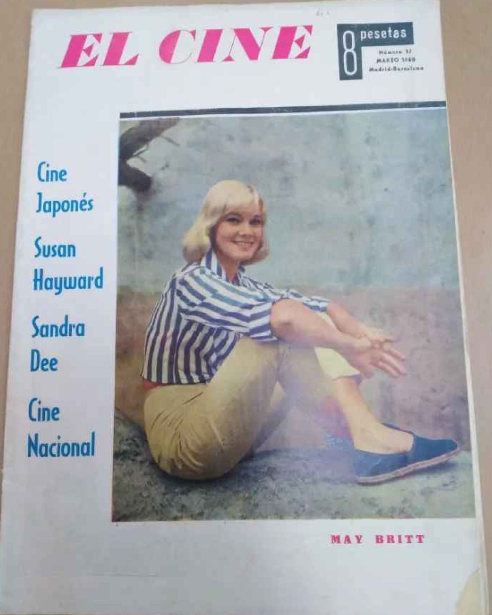 CINE | EL (50s) magazine side cover Issue 17  March 1960
