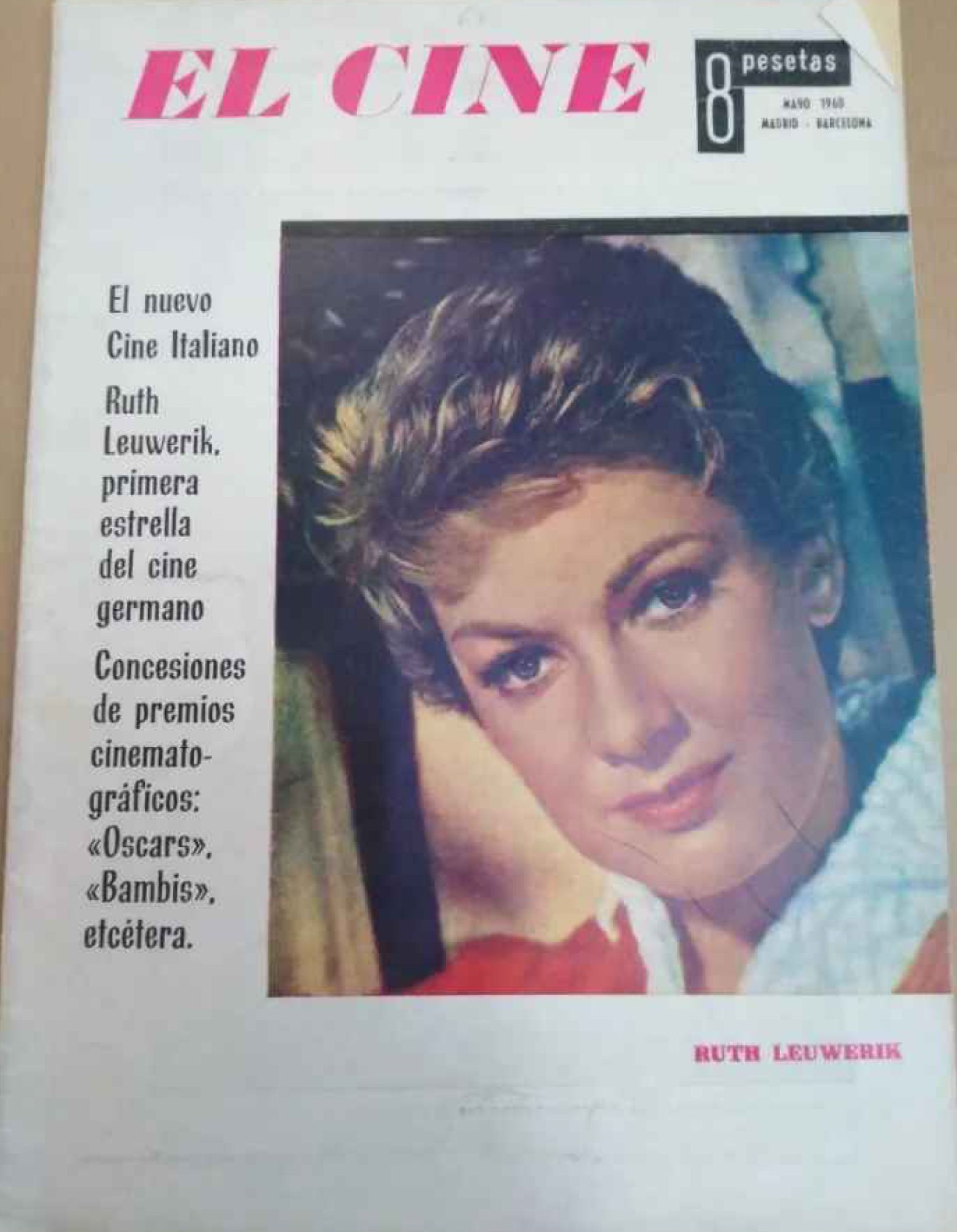 CINE | EL (50s) magazine cover Issue 19  May 1960