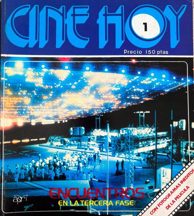 EL CINE DE HOY magazine side cover Issue 1   1978