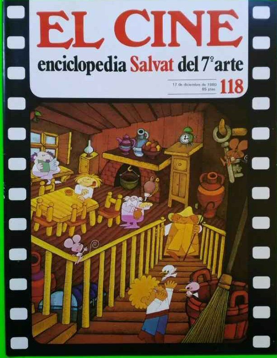 CINE | EL (Enciclopedia Salvat Del 7 Arte) magazine side cover Issue 118 17 December 1980