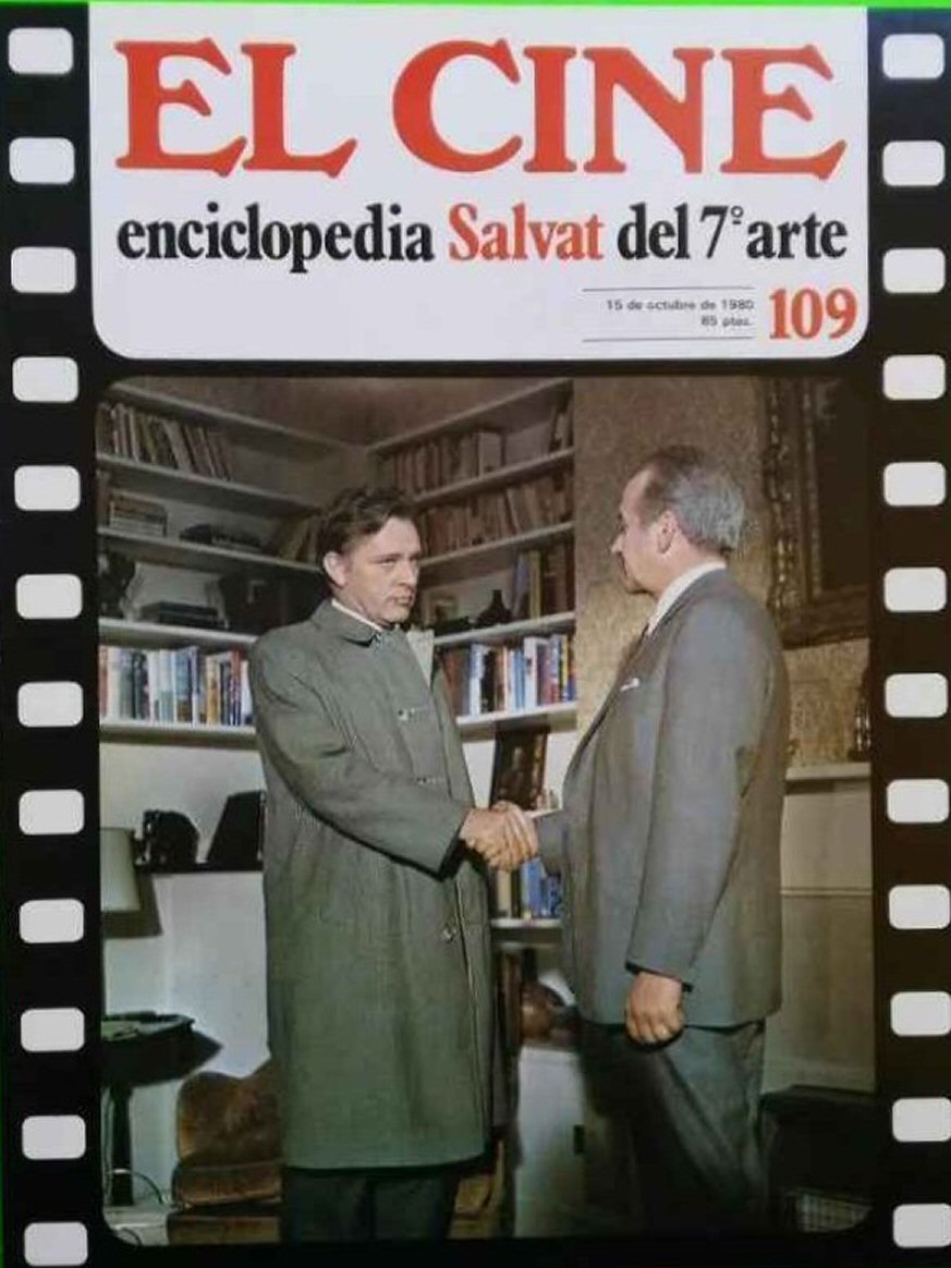 CINE | EL (Enciclopedia Salvat Del 7 Arte) magazine side cover Issue 109   1980