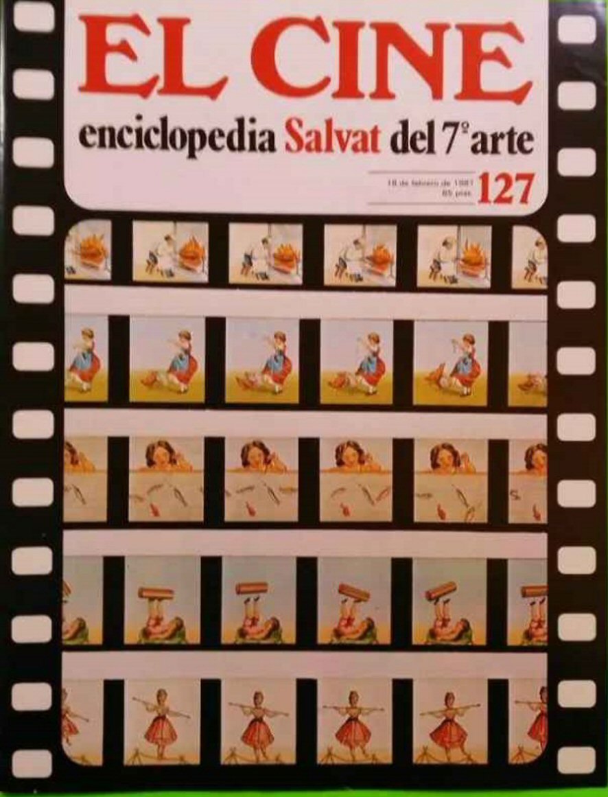 CINE | EL (Enciclopedia Salvat Del 7 Arte) magazine side cover Issue 127 18 February 1981
