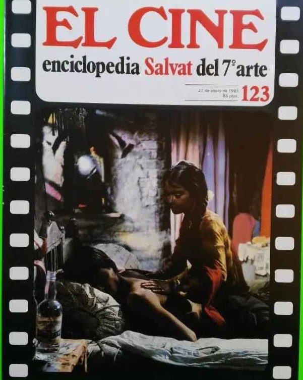 CINE | EL (Enciclopedia Salvat Del 7 Arte) magazine side cover Issue 123   1981