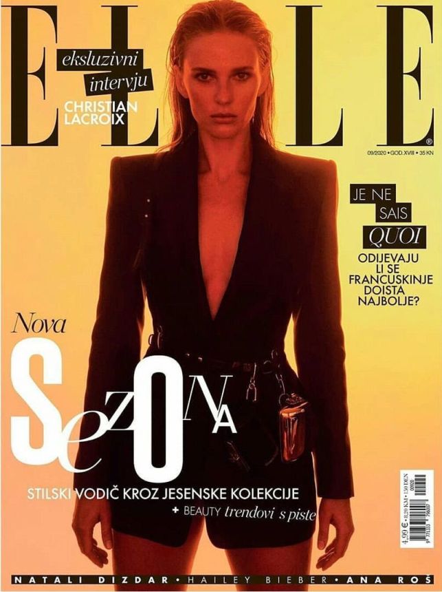 ELLE CROATIA magazine cover  September 2020