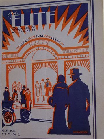 ELITE magazine side cover  Vol 5 # 5 May 1931