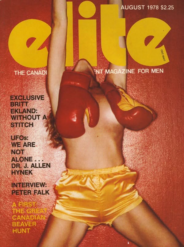 ELITE (CANADA) magazine side cover  August 1978