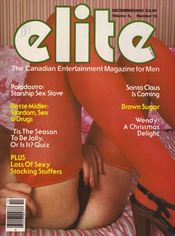 ELITE (CANADA) magazine side cover  December 1980