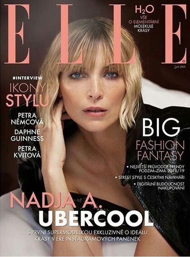 ELLE CZECH REPUBLIC magazine cover  September 2018