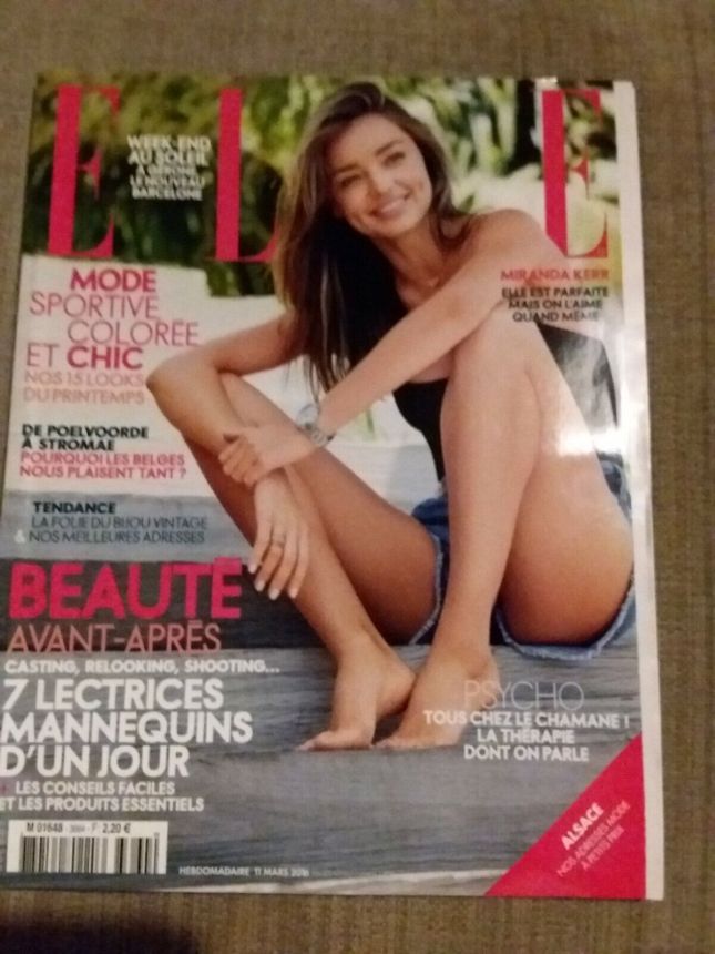 ELLE FRANCE magazine cover 11 March 2016