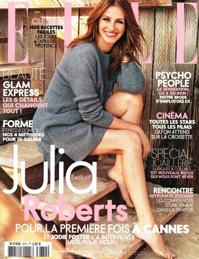 ELLE FRANCE magazine cover 6 May 2016