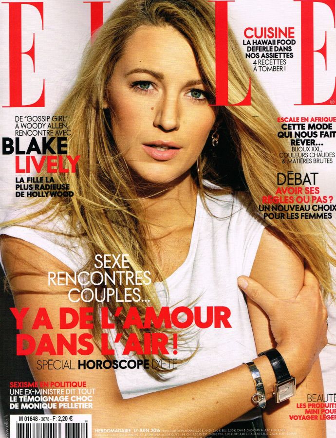 ELLE FRANCE magazine cover 17 June 2016