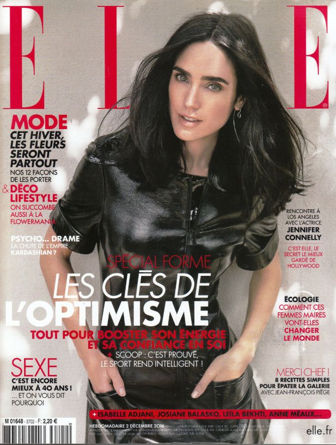 ELLE FRANCE magazine cover 2 December 2016