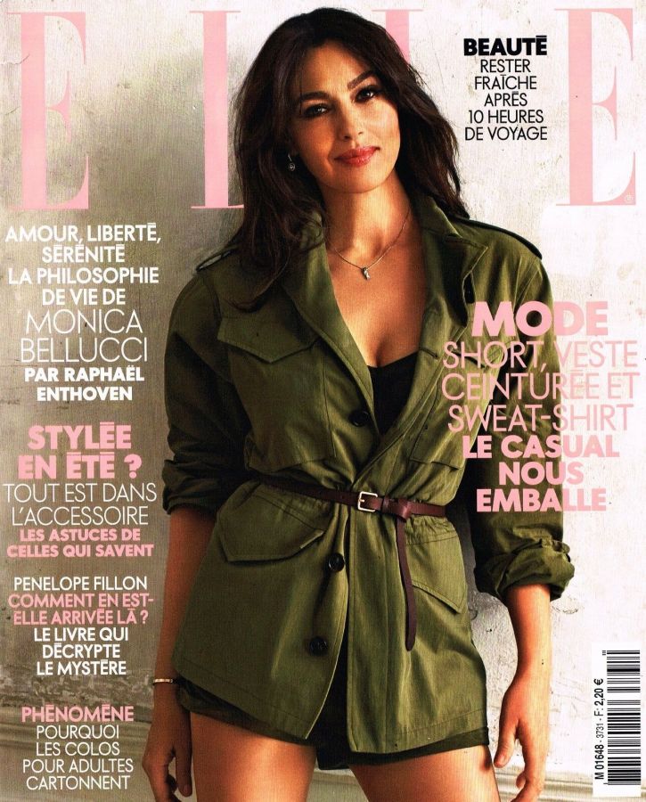 ELLE FRANCE magazine side cover 23 June 2017
