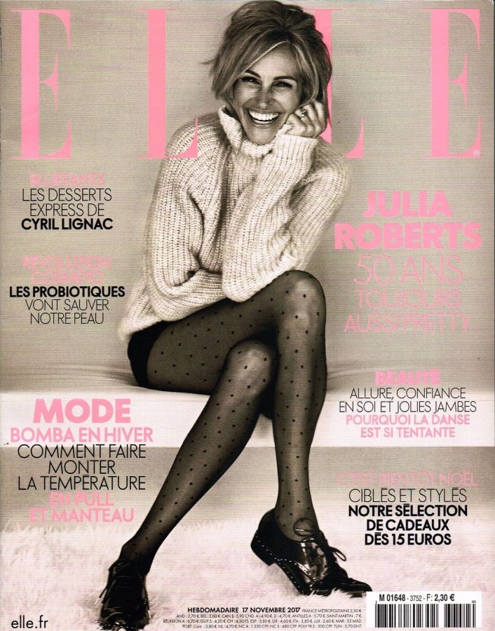 ELLE FRANCE magazine side cover 17 November 2017