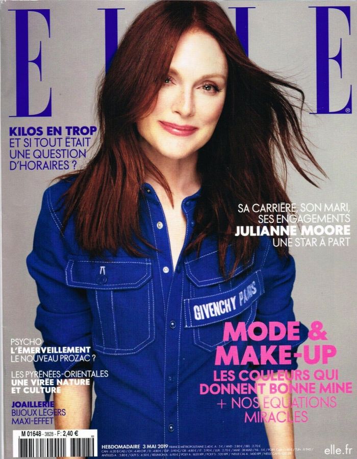 ELLE FRANCE magazine side cover 3 May 2019
