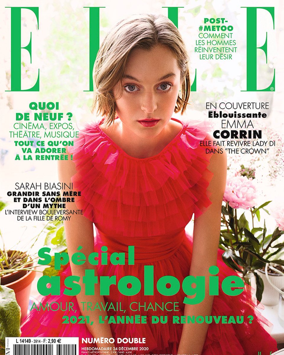 ELLE FRANCE magazine cover 24 December 2020