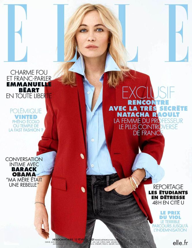 ELLE FRANCE magazine cover 12 February 2021
