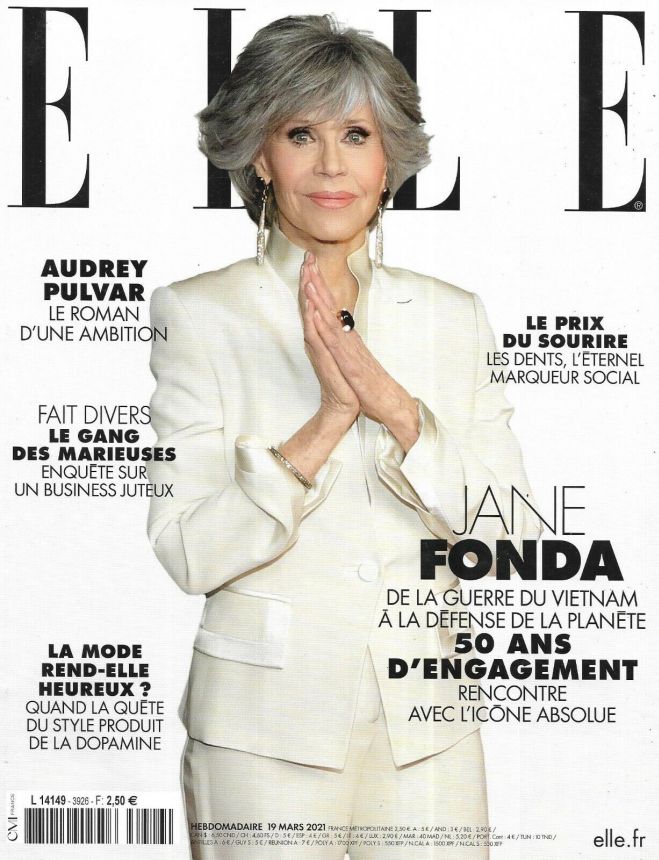 ELLE FRANCE magazine cover 19 March 2021