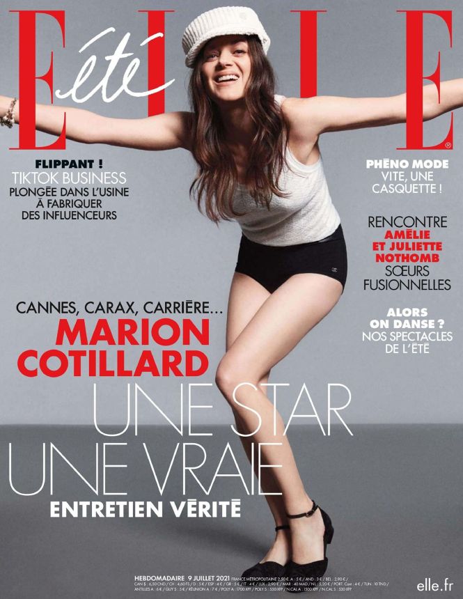 ELLE FRANCE magazine cover 9 July 2021