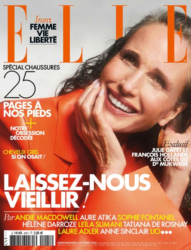 ELLE FRANCE magazine cover 6 October 2022