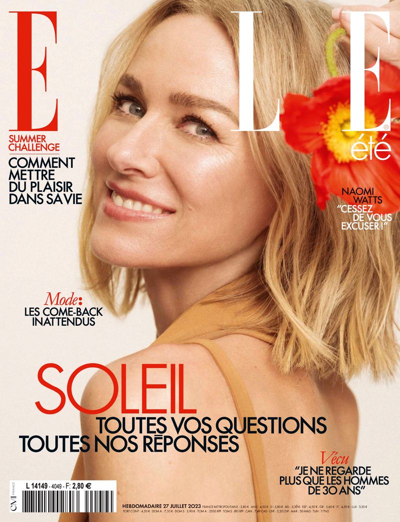 ELLE FRANCE magazine cover 27 July 2023