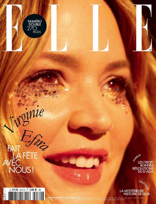 ELLE FRANCE magazine cover 21 December 2023
