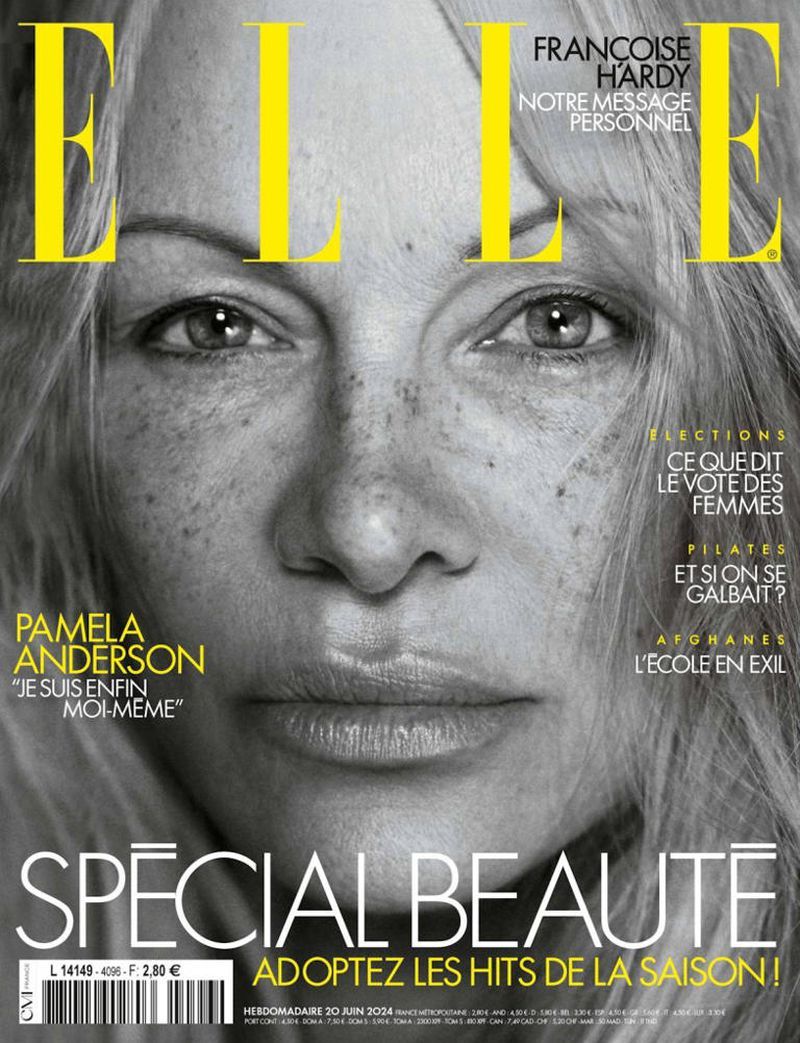 ELLE FRANCE magazine side cover 20 June 2024