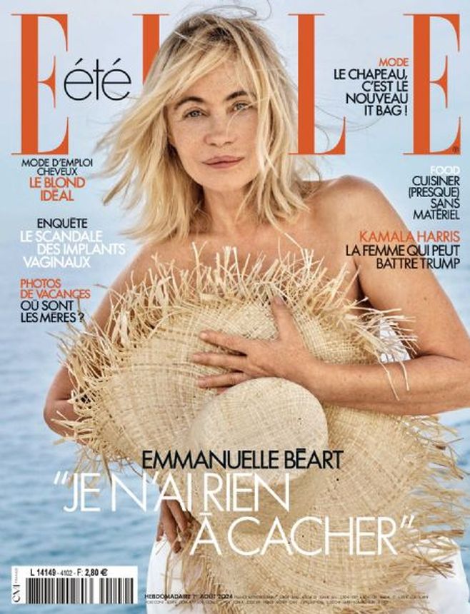 ELLE FRANCE magazine cover 1 August 2024
