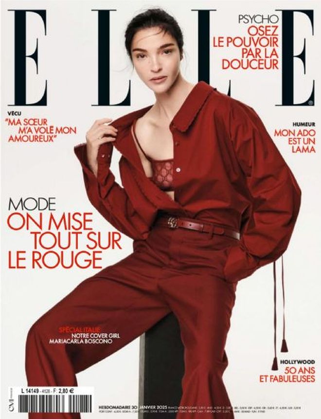 ELLE FRANCE magazine cover 29 January 2025
