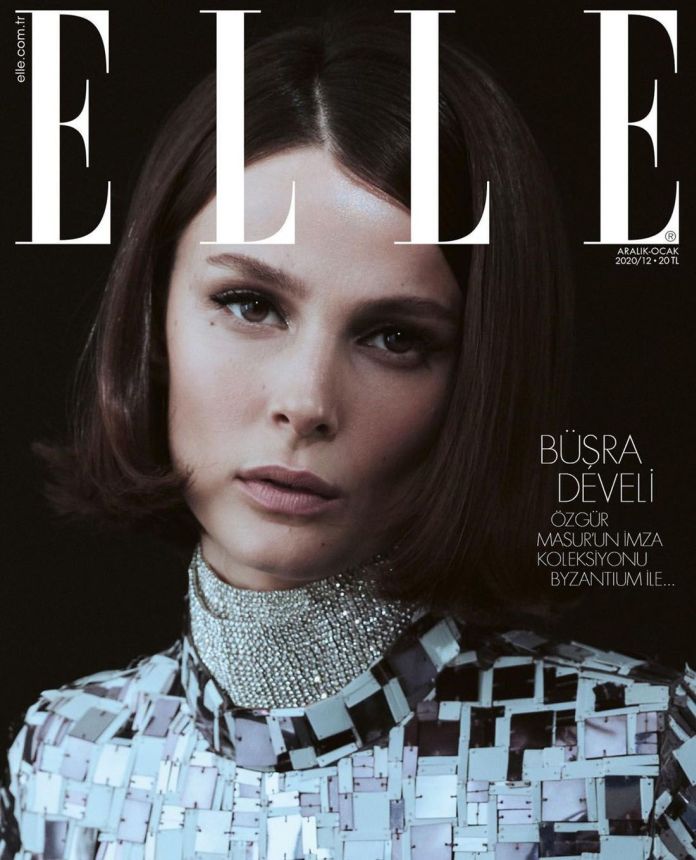 ELLE TURKEY magazine side cover  December 2020/ January 2021 