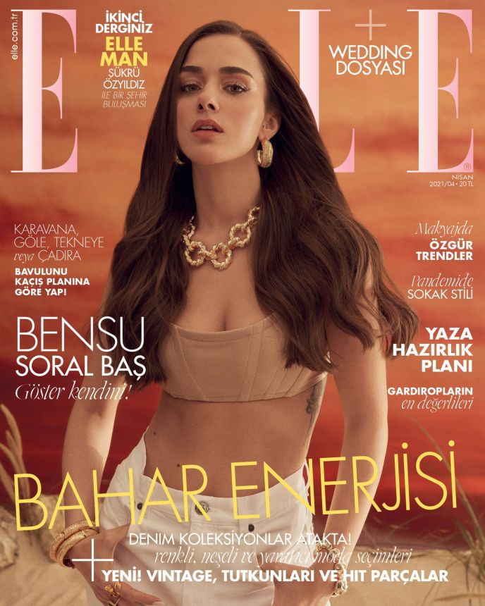 ELLE TURKEY magazine cover  April 2021
