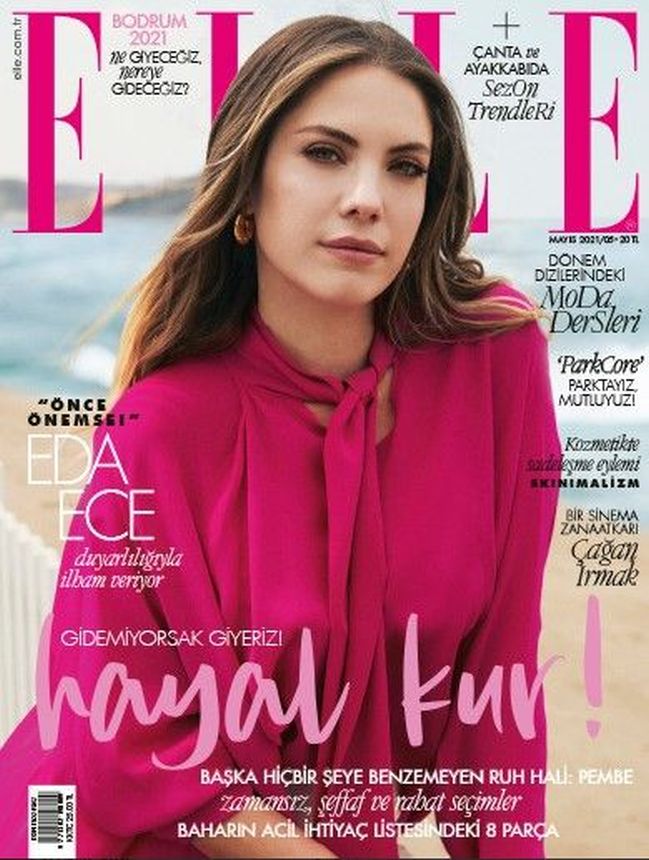 ELLE TURKEY magazine side cover  May 2021