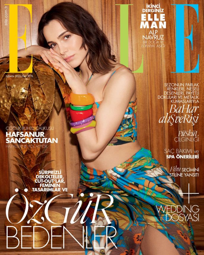 ELLE TURKEY magazine cover  April 2022