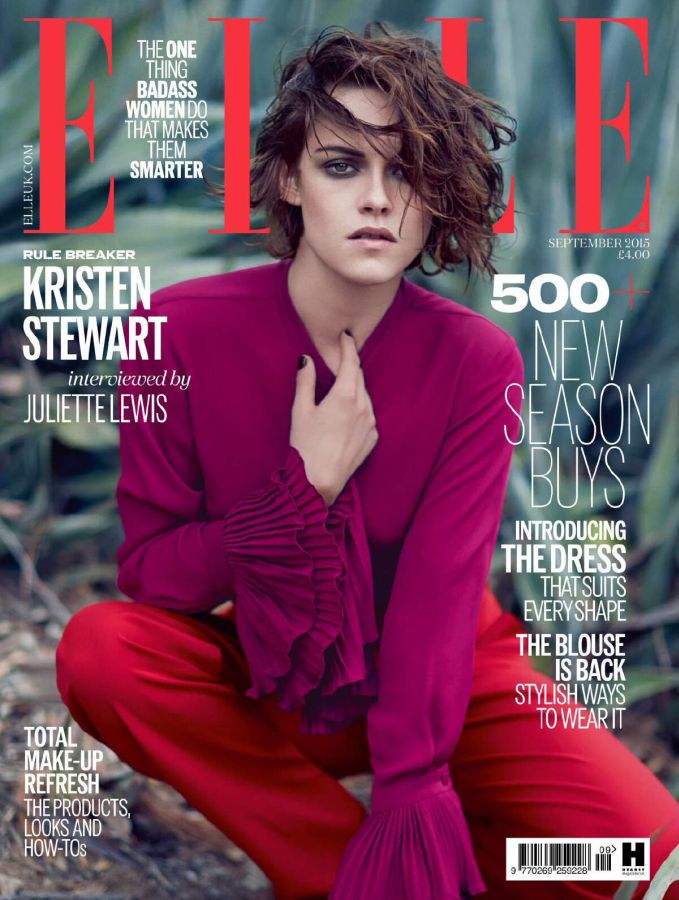 ELLE UK magazine side cover  September 2015