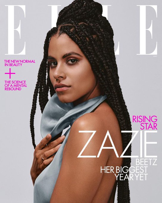 ELLE USA magazine side cover  May 2021
