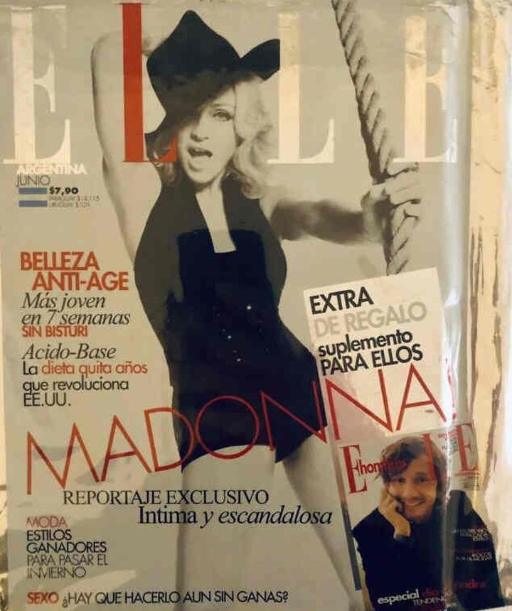 ELLE ARGENTINA magazine side cover  June 2008