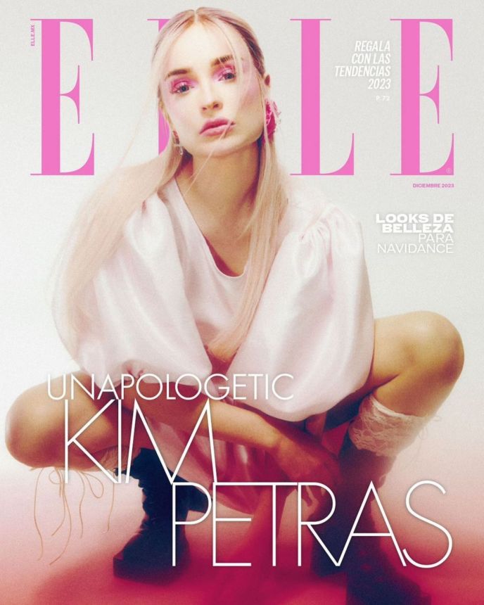 ELLE MEXICO magazine side cover  December 2023