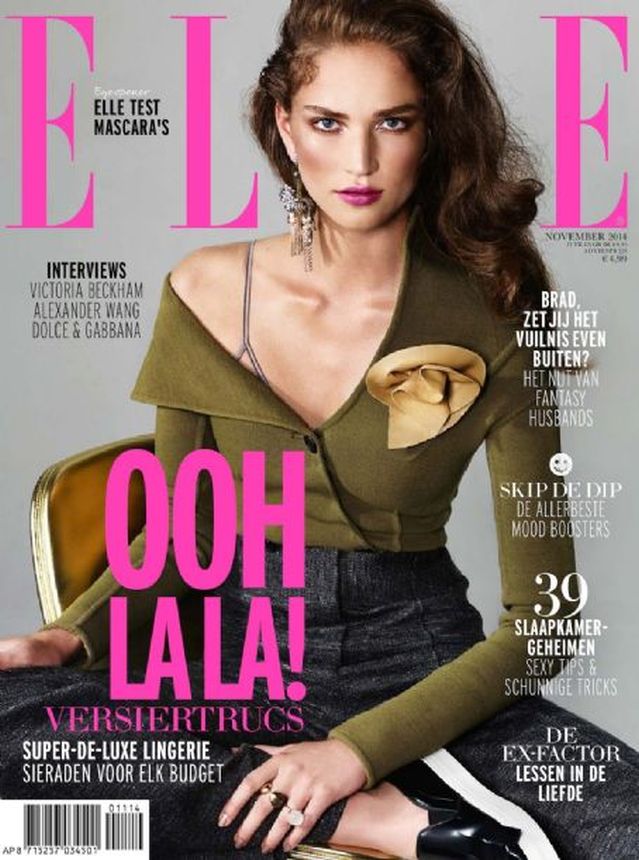 ELLE NETHERLANDS magazine cover  November 2014