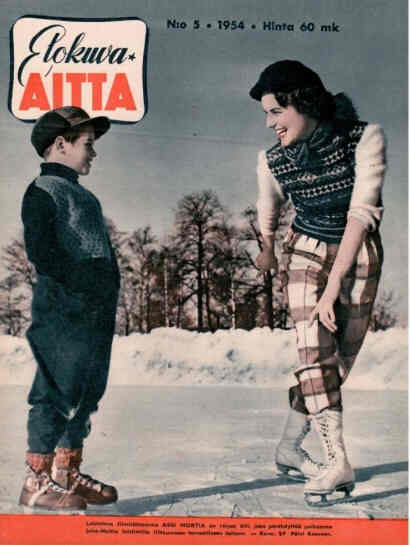 ELOKUVA-AITTA magazine side cover Issue 5  1954