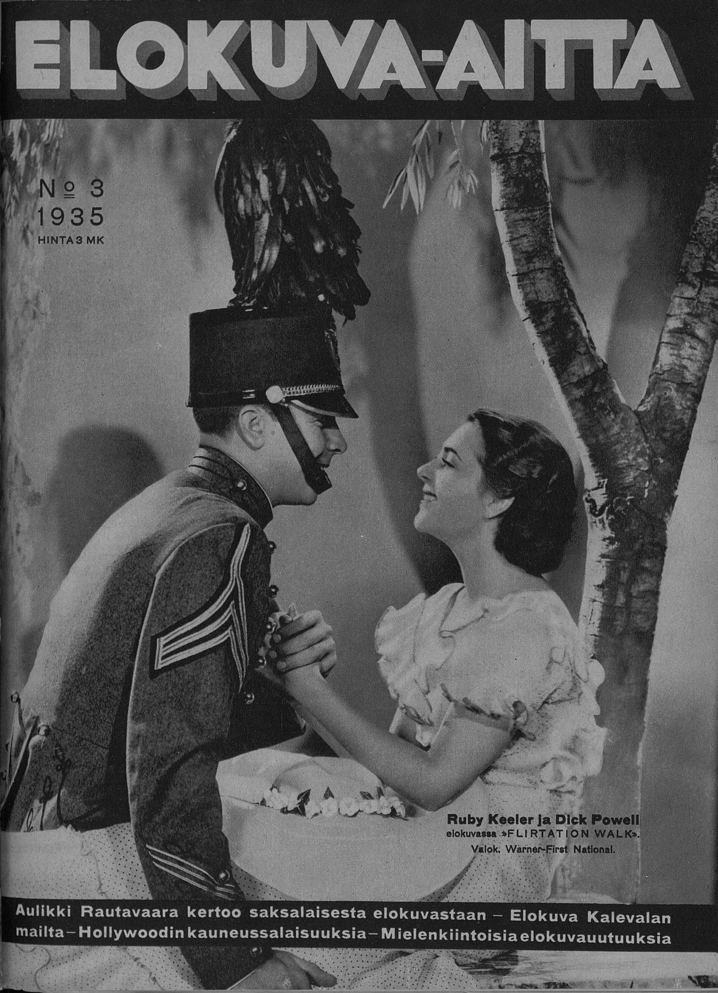 ELOKUVA-AITTA magazine side cover Issue 3 1 February 1935