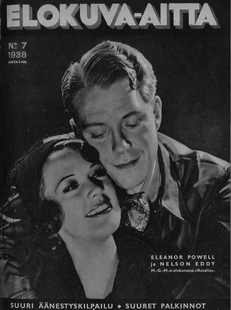 ELOKUVA-AITTA magazine side cover Issue 7 1 April 1938