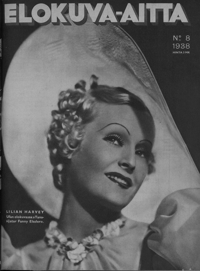 ELOKUVA-AITTA magazine side cover Issue 8 15 April 1938